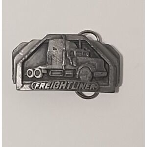 Vtg Freightliner Tonkin Belt Buckle 1991 Trucker Western Truck Cab American